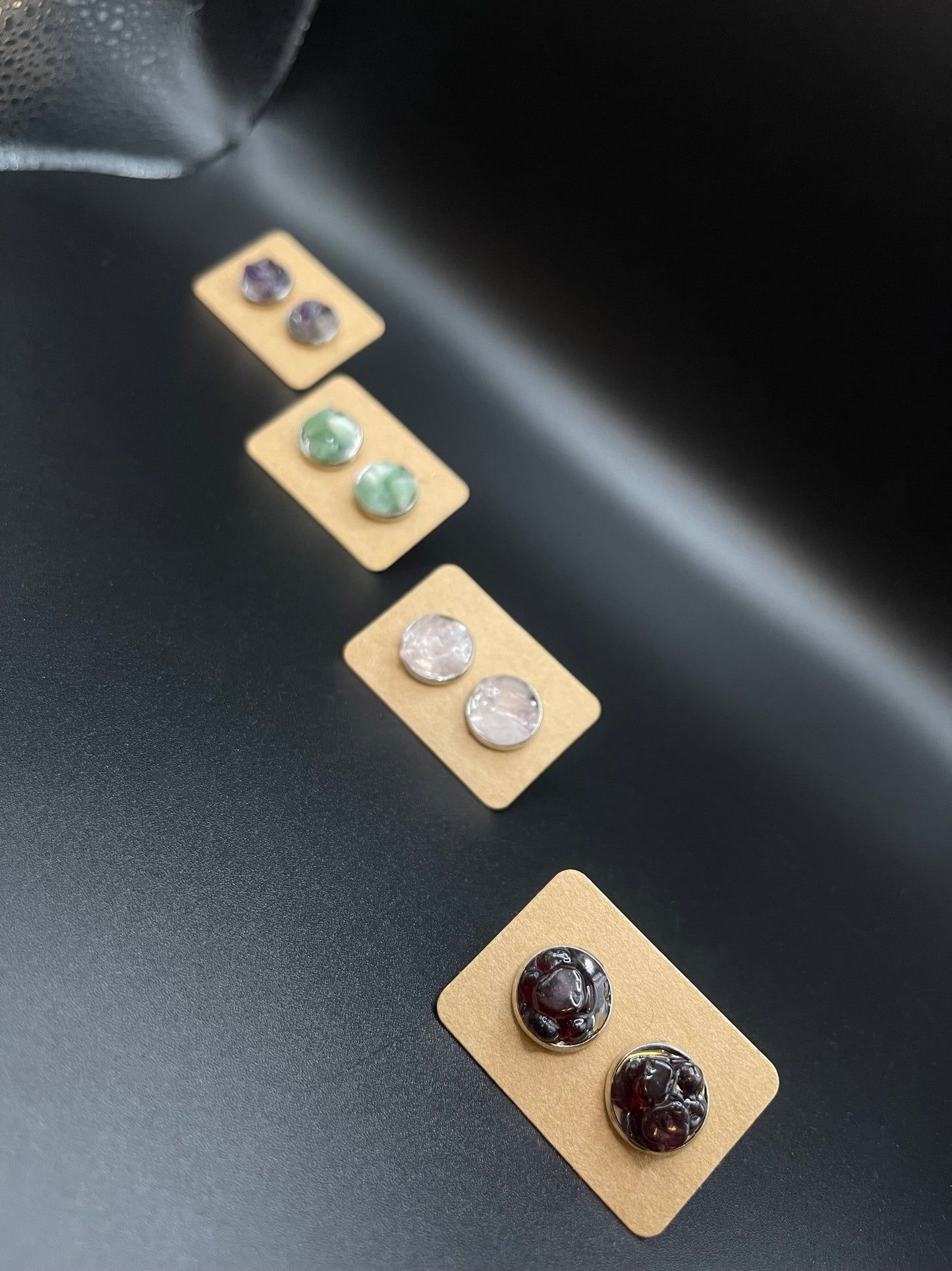 Radiant Simplicity: Crystal Chip Stud Earrings for Effortless Elegance