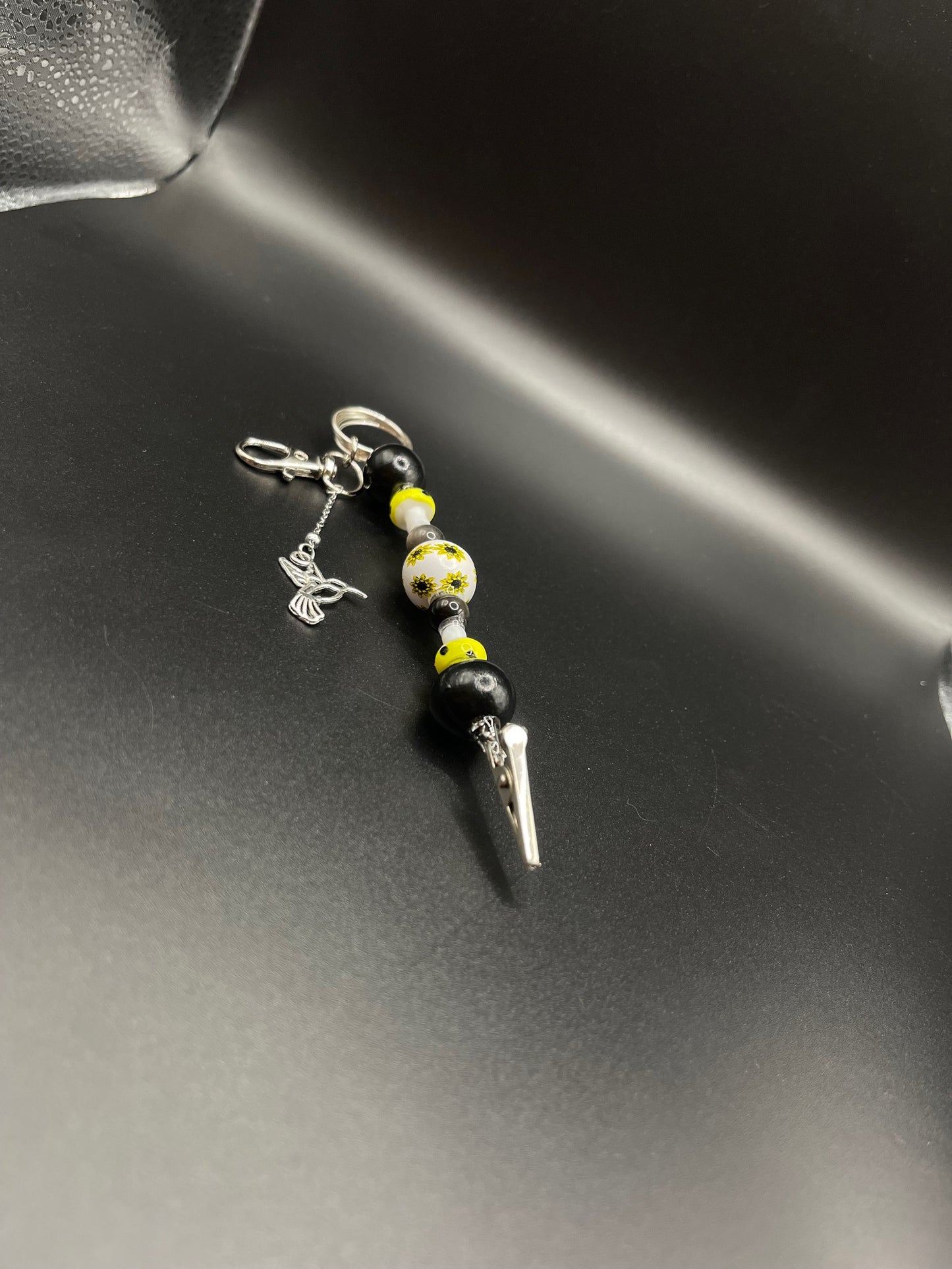 Elevate Your Everyday with Eclectic Multi-Tool Crystal Roach Clips - Silver Sheen Obsidian