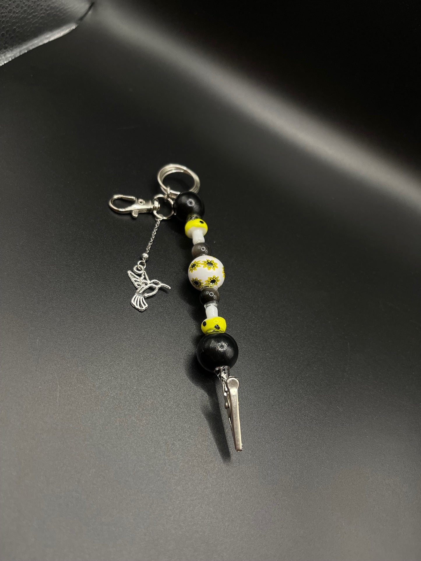 Elevate Your Everyday with Eclectic Multi-Tool Crystal Roach Clips - Silver Sheen Obsidian