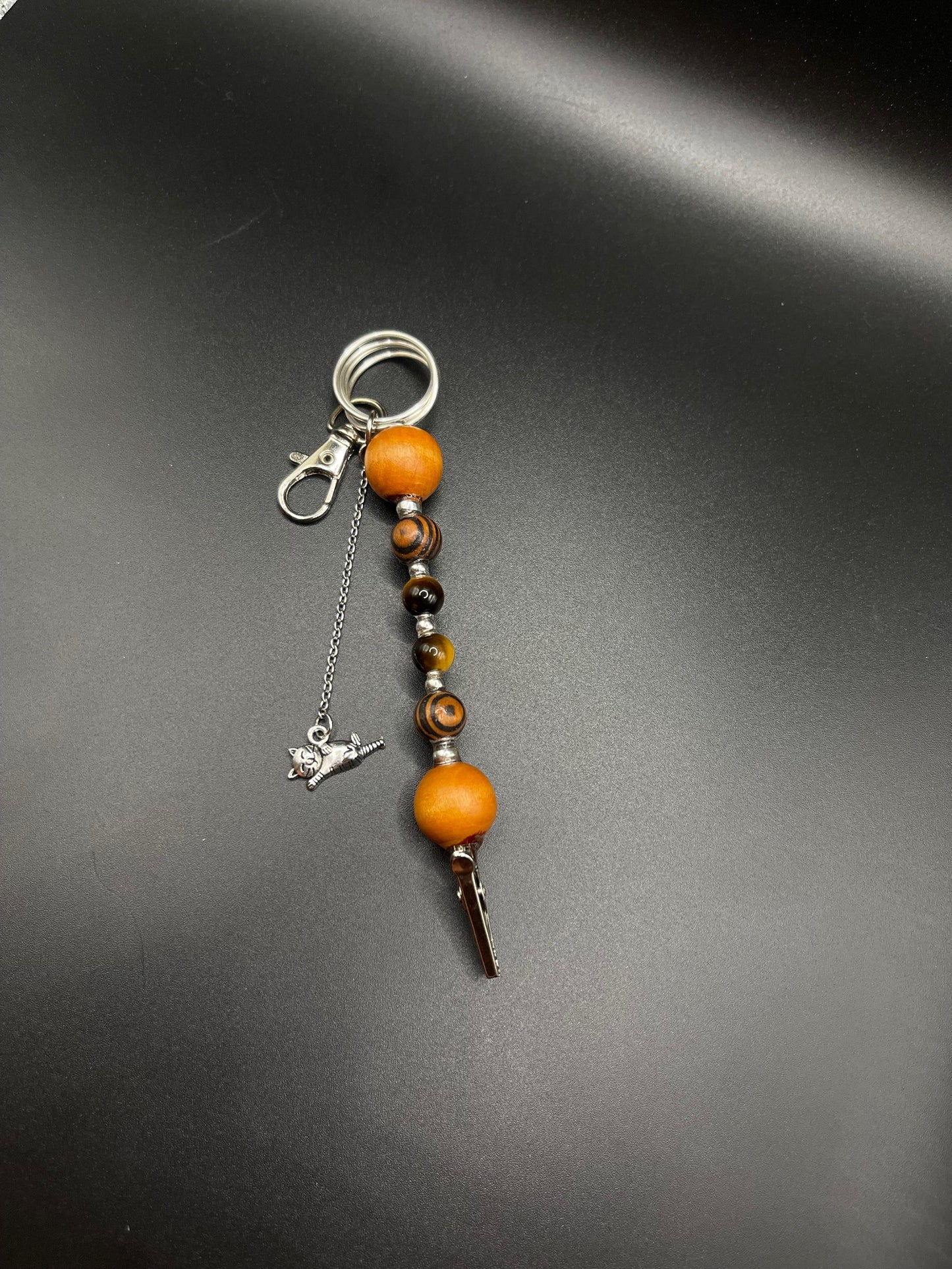 Elevate Your Everyday with Eclectic Multi-Tool Crystal Roach Clips - Tigers Eye