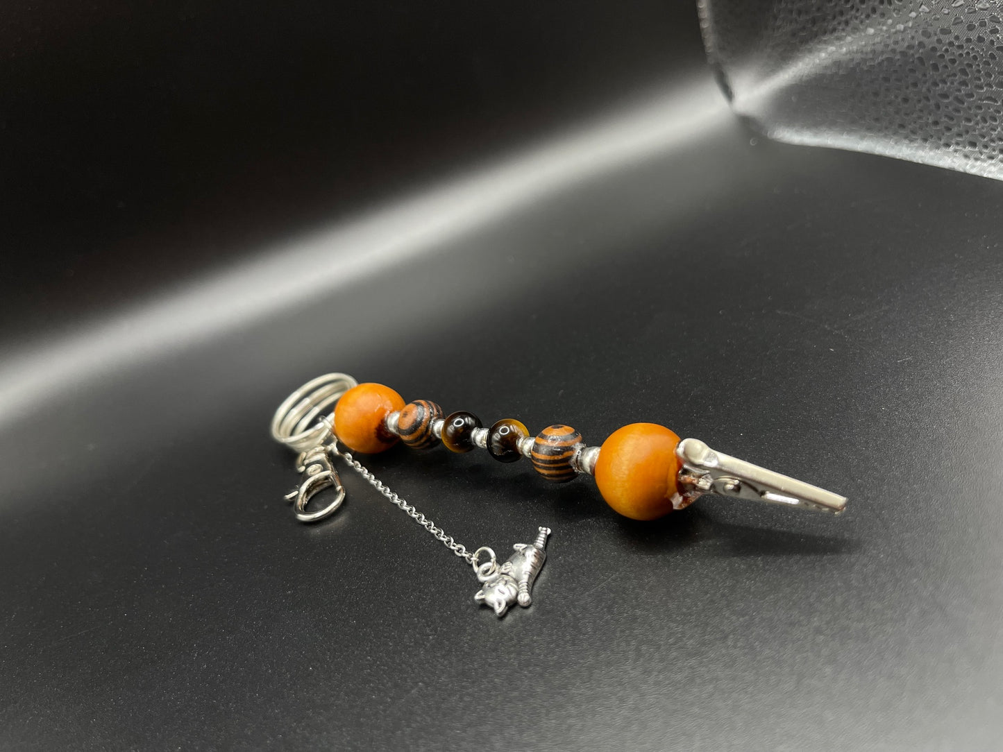 Elevate Your Everyday with Eclectic Multi-Tool Crystal Roach Clips - Tigers Eye