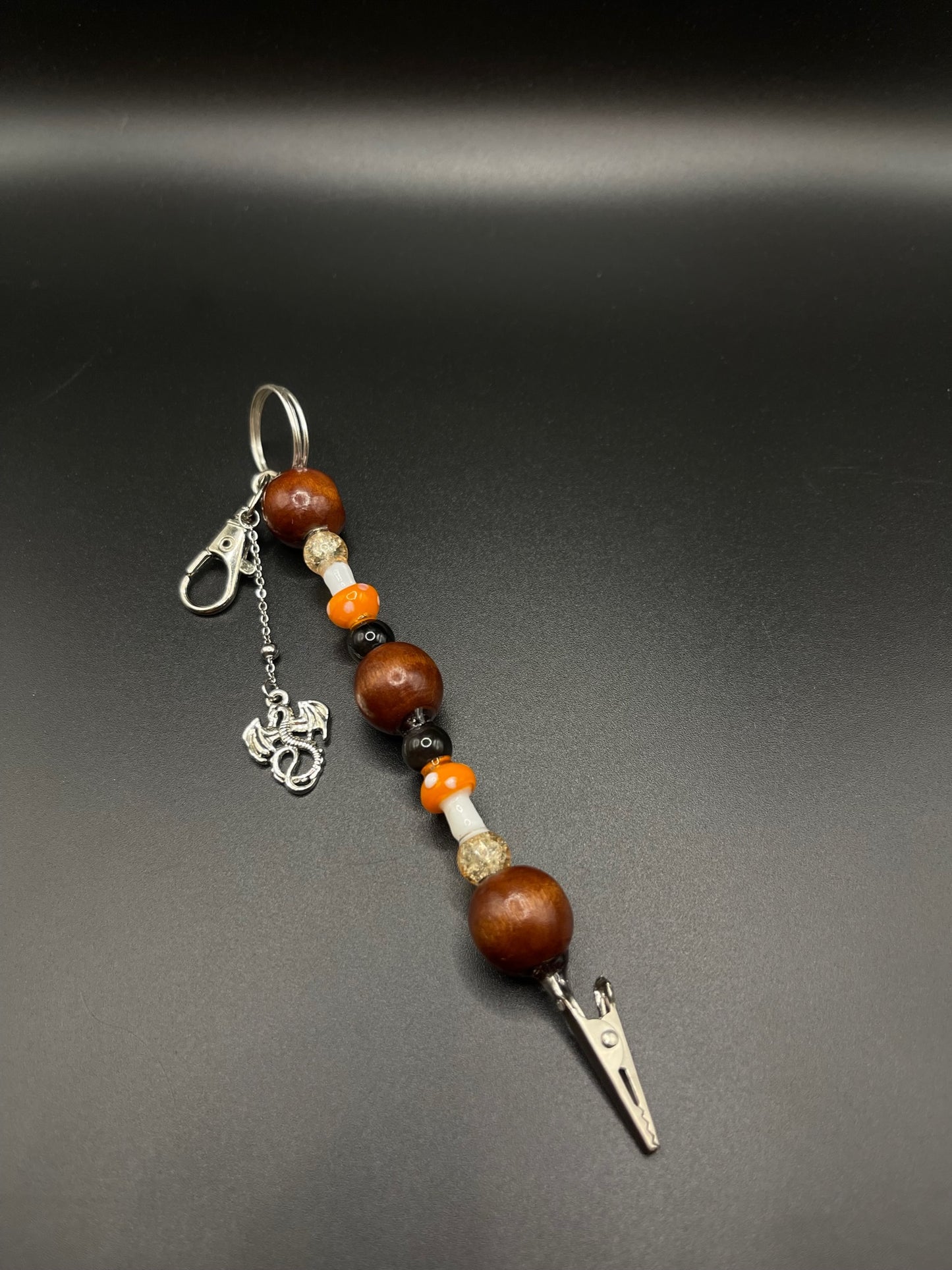 Elevate Your Everyday with Eclectic Multi-Tool Crystal Roach Clips - Silver Sheen Obsidian