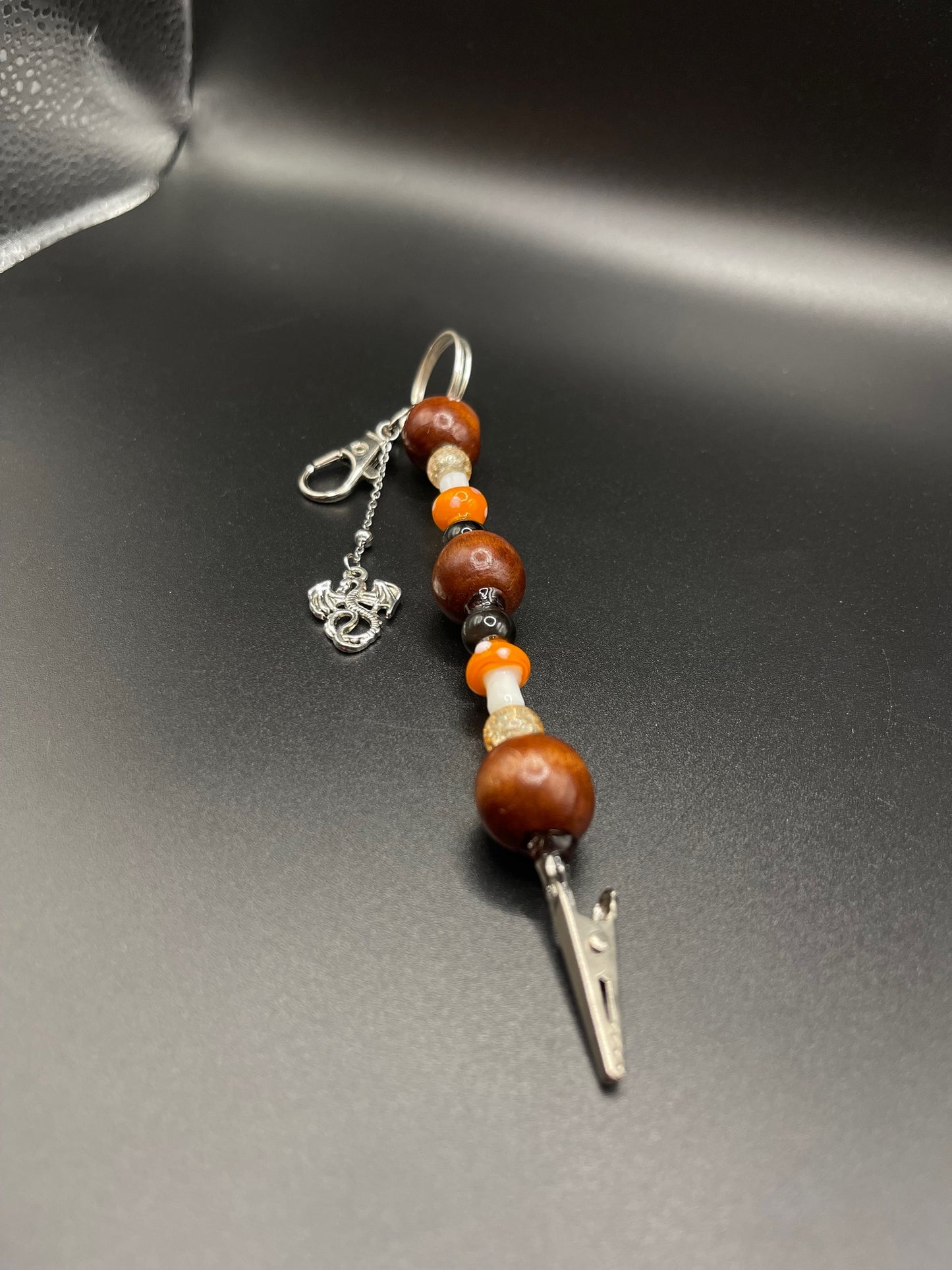 Elevate Your Everyday with Eclectic Multi-Tool Crystal Roach Clips - Silver Sheen Obsidian