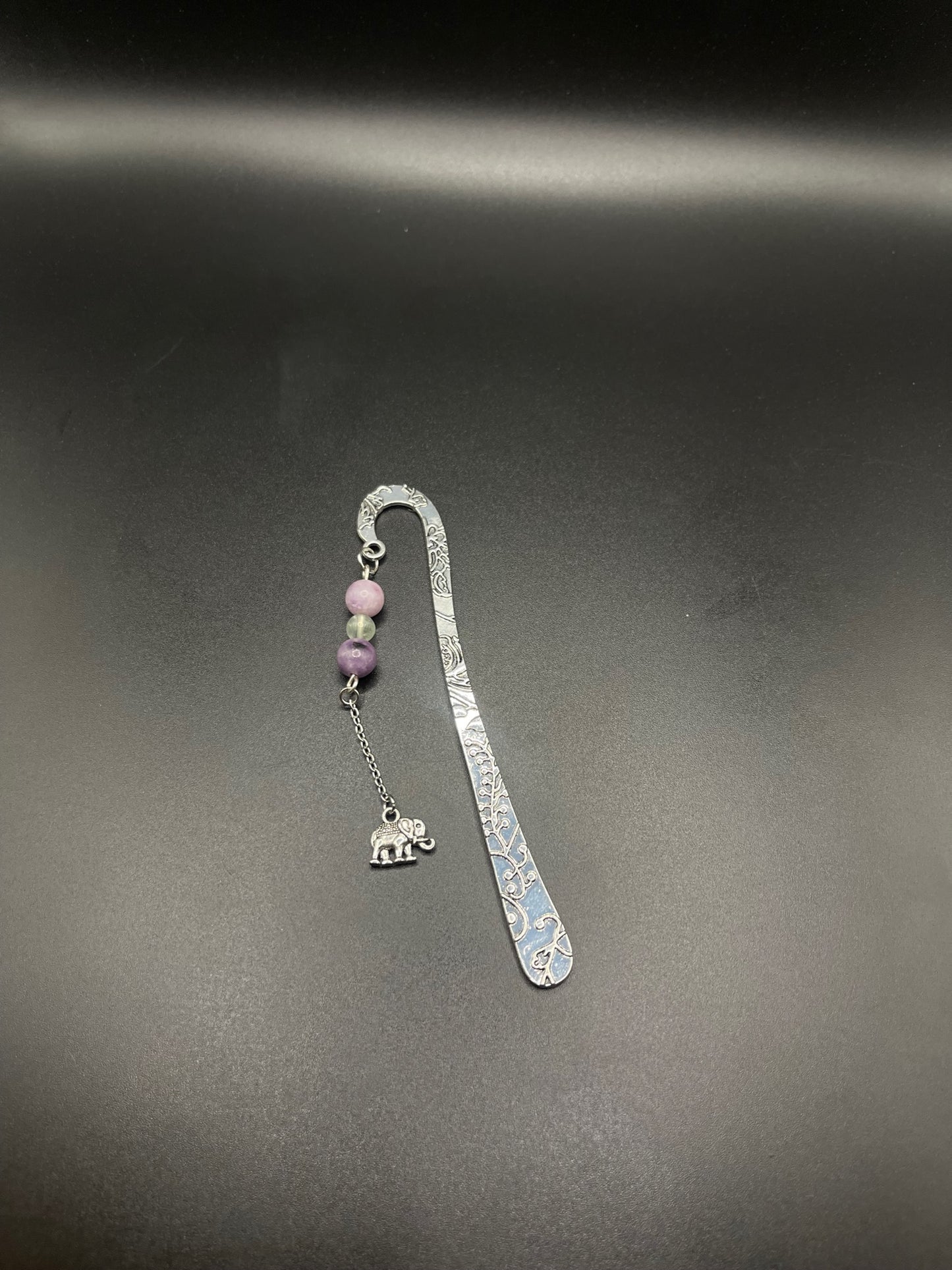 Embrace Serenity with Our Crystal Bookmarks- Lepidolite, Prehnite