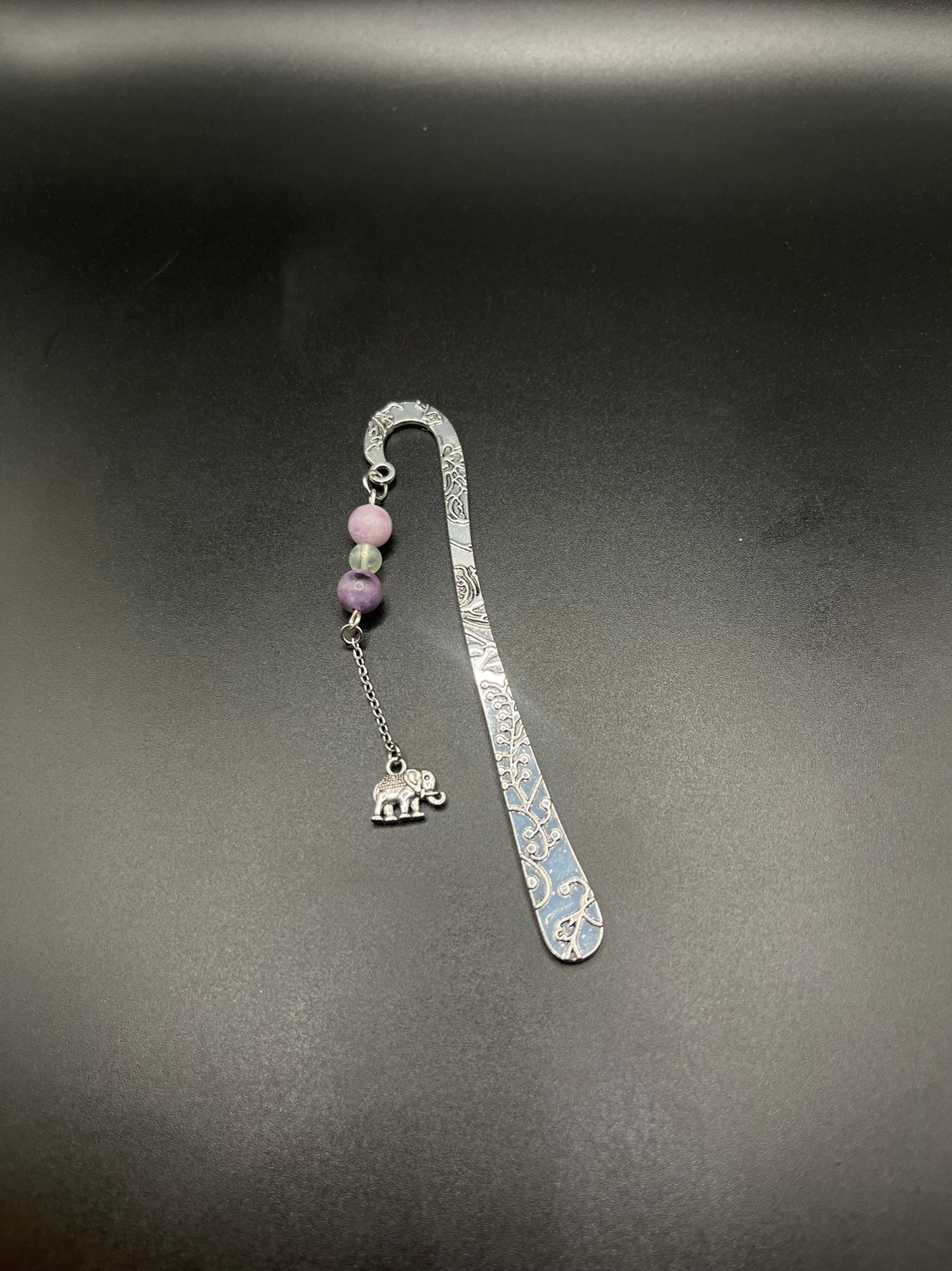 Embrace Serenity with Our Crystal Bookmarks- Lepidolite, Prehnite