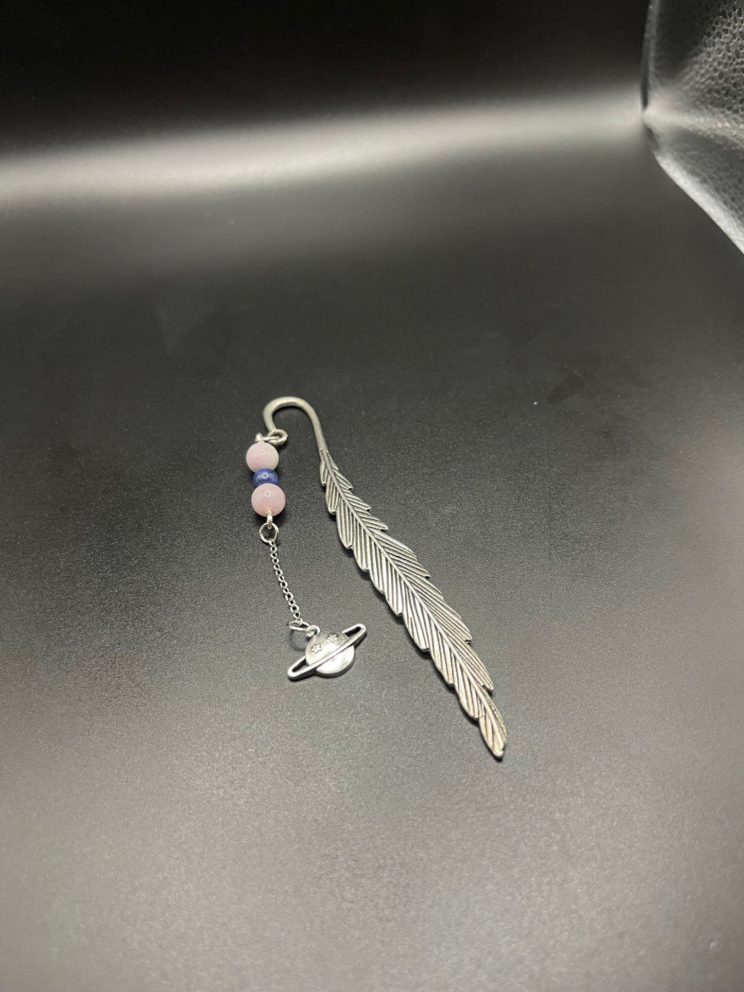 Embrace Serenity with Our Crystal Bookmarks- Kunzite, Sodalite