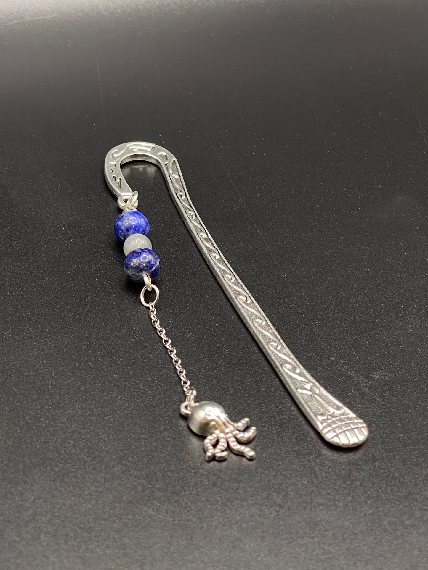 Embrace Serenity with Our Crystal Bookmarks- Lapis Lazuli and Labradorite