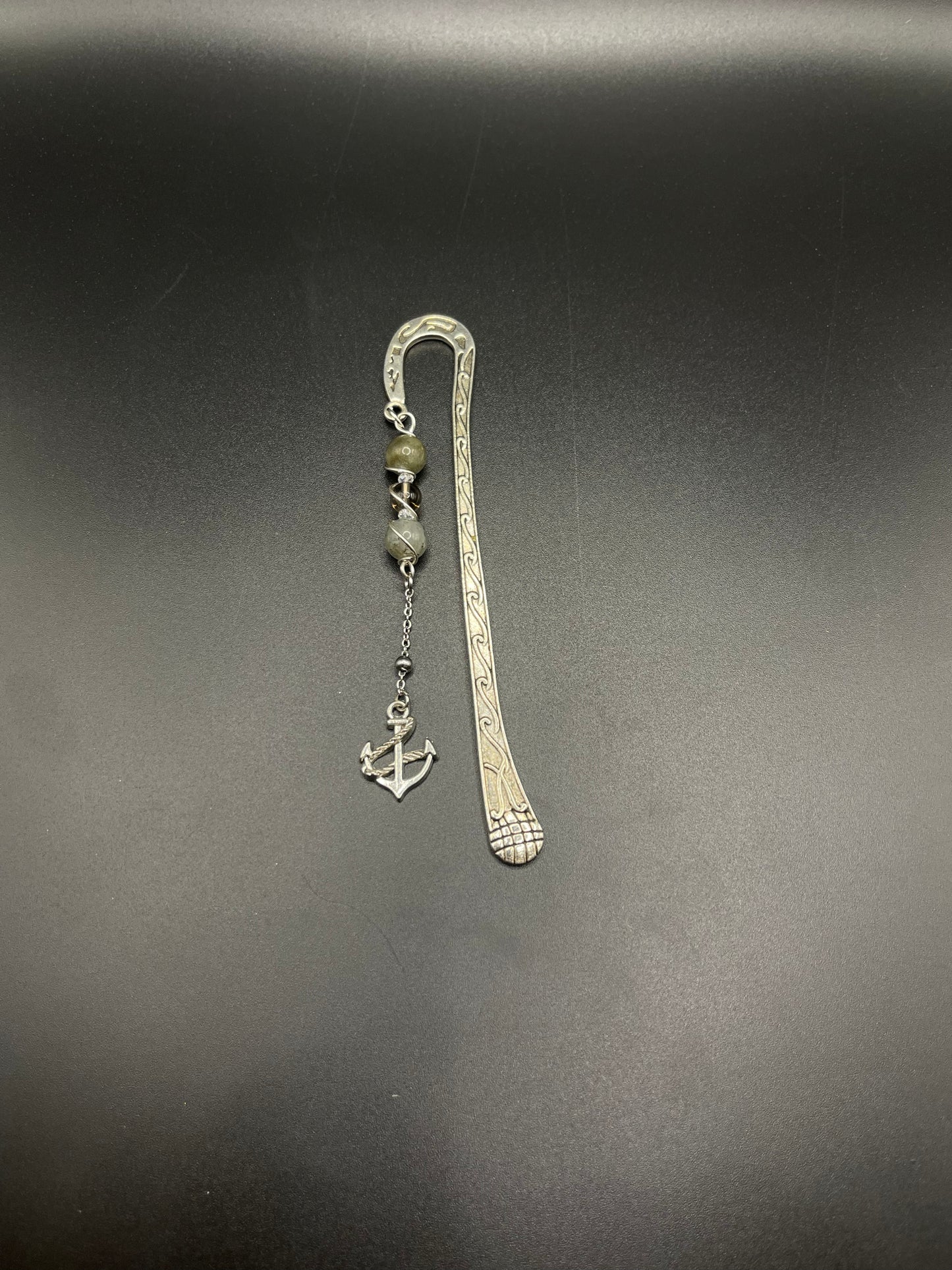 Embrace Serenity with Our Crystal Bookmarks- Labradorite and Smoky Quartz