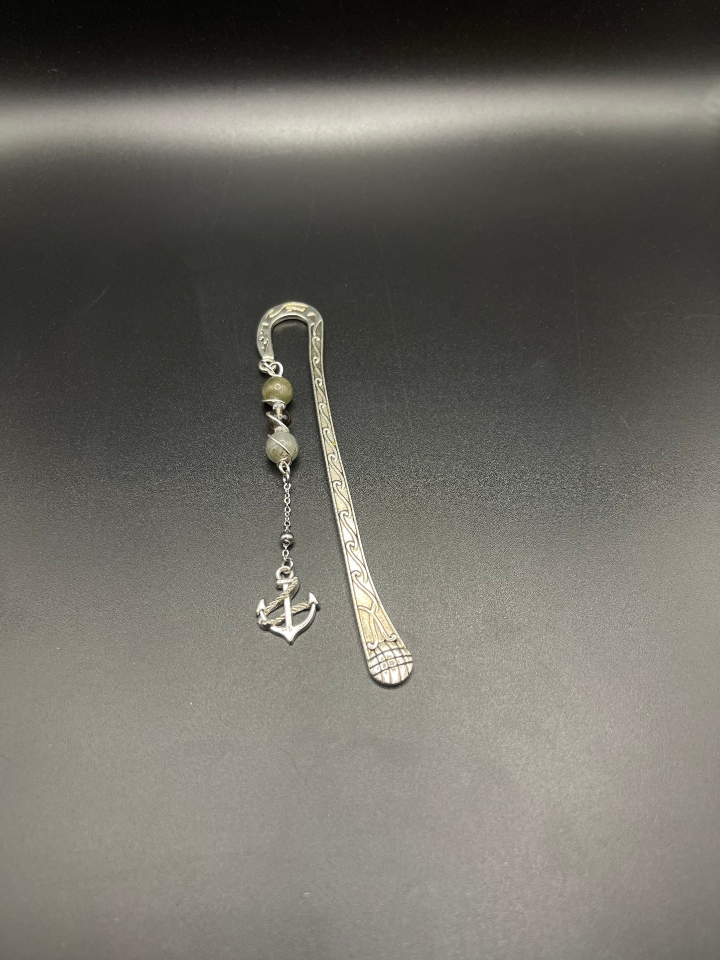 Embrace Serenity with Our Crystal Bookmarks- Labradorite and Smoky Quartz