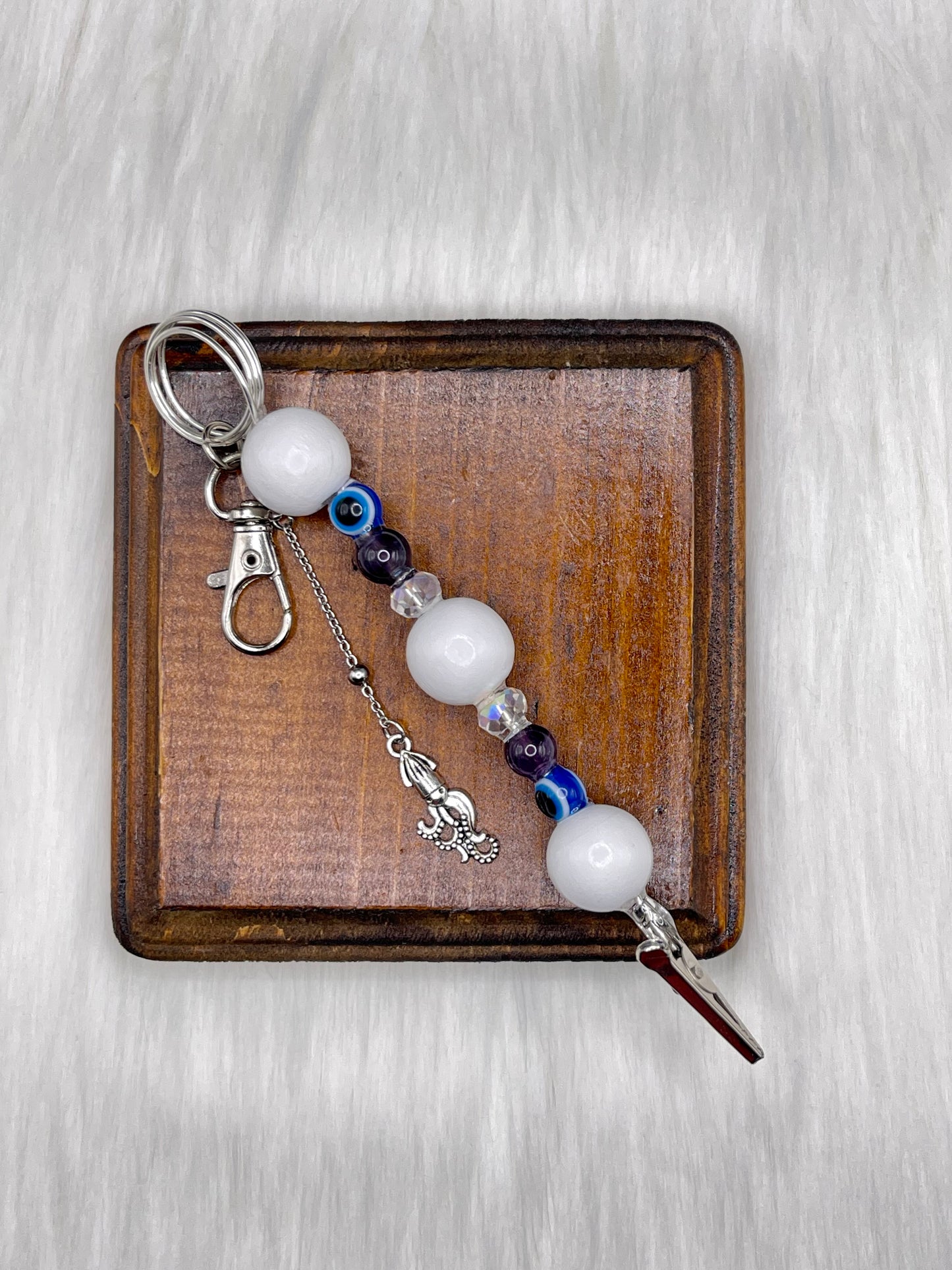Elevate Your Everyday with Eclectic Multi-Tool Crystal Roach Clips - Amethyst